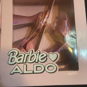 Aldo Iridescent Pink Heels